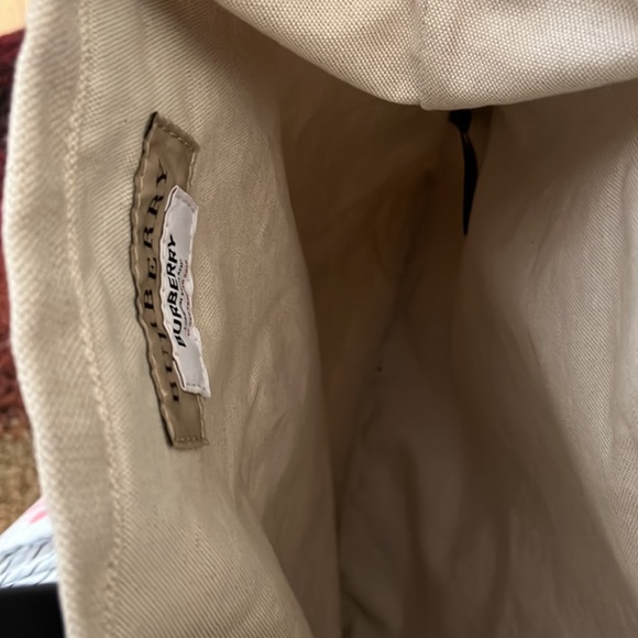 Authentic Burberry Logo Cotton Canvas Crossbody - Picture 6 of 6